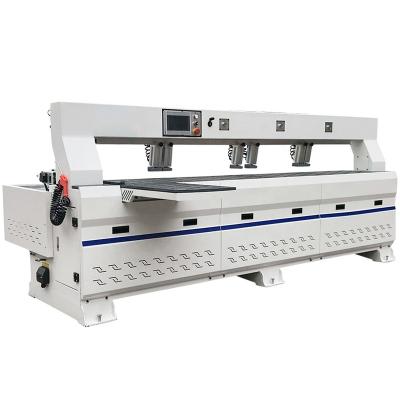 China KID-3000 2450mm CNC Automatic Wood Side Boring Machine Double Spindle Fine Boring Machine For Horizontal Side Hole for sale