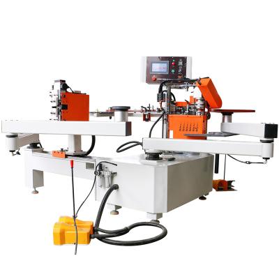 China Building Material Shops MFB4023 China Price CNC PVC MDF Based Panels Full Automatic Woodworking ABS Arm Curved Edging Machine For Furniture for sale