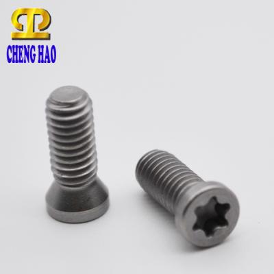 China Taiwan Stainless Steel NSSC JAP Carbide Insert Flat Top Rotation Milling Machining Torx Machine Screw for sale