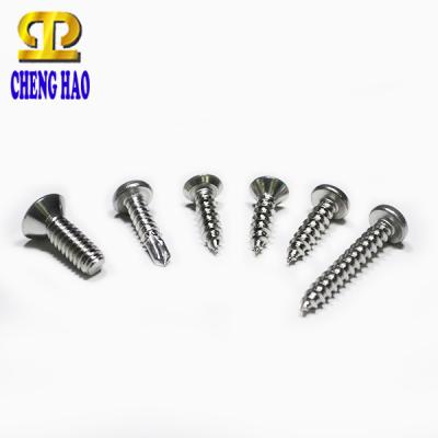 China Standard Pan SUS 304 Pozi Star Flat Head Chipboard Tapping Screw for sale