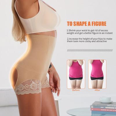 Κίνα Women Nylon Butt Lifter Panties Tummy Control High Waist Panties Postpartum Pelvic Recovery Shorts προς πώληση