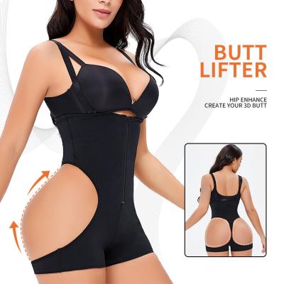 China Plus Size Women Butt Lifter Panties Polyester Sculpted Butt Shorts High Waist Thigh Slimmer Tummy Control Shapewear à venda