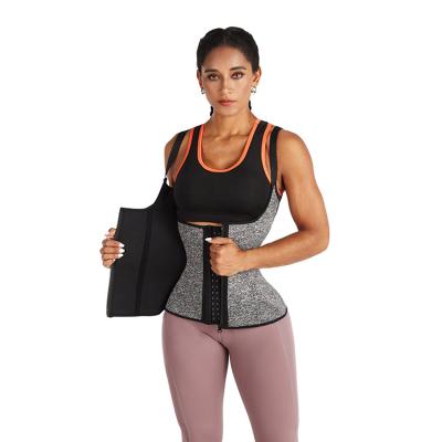 China High Waist Waist Trainer Vest Tummy Control Shapewear Burning Sauna Sweat for sale