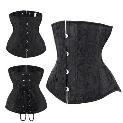 China Wholesale Bandage Sweat Wrap Plus Size Shapewear Women Sexy 25 Steel Boned Corset for sale