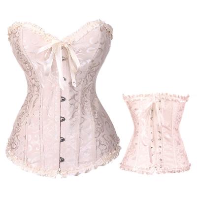 Cina New Custom Logo Brand Colombian Faja Polyester Corset Back Support Waist Trainer Women Corset in vendita