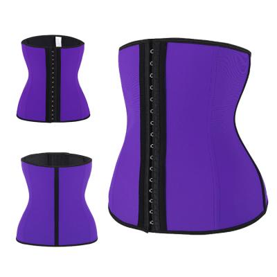 Cina 2021 Popular Custom Logo Waist Trainer Workout Slimming 9 Steel Boned Waist Trainer Corset in vendita