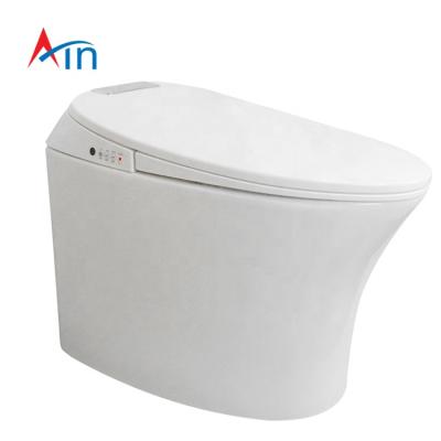 China Automatic Operation Sanitary Ware Wc Toilet Automatic Operation Bidet One-Piece Electronic Smart Toilet for sale