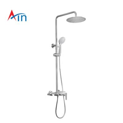 China Sliding Bar Bathroom Luxury Room Wall Mounted Rainfall Shower Heads Being Set With Shower Mixer Hand Amazon Hot Selling Products for sale