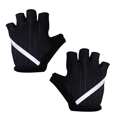 China Anti-Slip Shock Absorbing Gloves Bike Gloves Half-finger Reflective Riding Gloves Cycling Shock Absorbing Gloves for sale