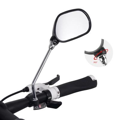 China Bicycle Steel Safety Rearview Mirror Bike Angle Adjustable Recycling Rear View Mirror For Bicycle for sale