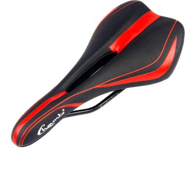 China Men Cycling Saddle Waterproof Mountain Bicycle Saddle PU Cycling Saddle Cushion Foam Padded Leather for sale