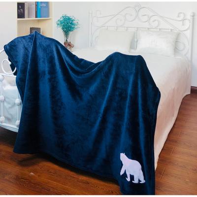 China Unicorn Blanket Glow Folded in Dark Fairy for Kids Plush Luminous Blanket The Big Fantasy Star Soft Glow Throw for sale