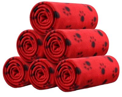 China Hot-selling Non-Toxic Pet Blanket Soft Fleece Pet Blanket Lovely Warmly Comfortable Blanket for sale