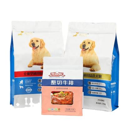 China 500pcs Moisture Proof Custom Printing To Start Food Grade Pet Zipper Lock Dog Food Bag Pet Food Pouch Bags Wenzhou for sale