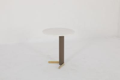 China Modern/Minimalist Style End Table With Natural Marble Top for sale