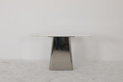 China Modern Customized Console Table With Marble Top And Stainless Steel Base zu verkaufen