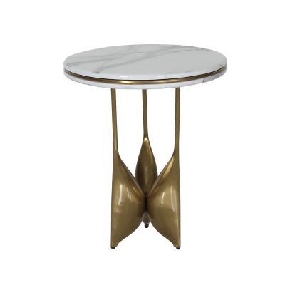 China Dia 500*550mm Ss Side Table Satin Finish In Living Room for sale