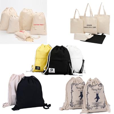 China Wholesale Empty Luxury Eco-friendly Small Pouch Hemp or Cotton Canvas Drawstring Dust Bag Advertising Christmas Drawstring Bag for sale