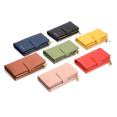 China Wholesale Card Holders Wallet Long Wallet Card Holder Korean Style Ladies Zipper Korean Style Zipper Opening Large Capacity Phone Wallet Practical Smart Women for sale