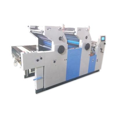 China Printing Shops Printing Machinery Leader ZR262II 2 Color Offset Printing Machine for sale