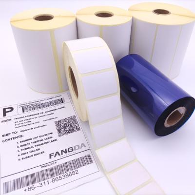 China Waterproof Custom Paper Labels Sticker Thermal Jumbo Roll For Printing Slot Home for sale