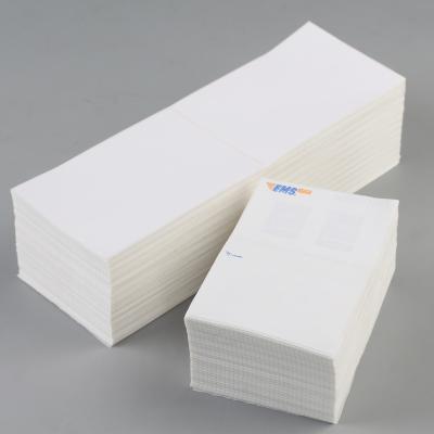 China Waterproof Rectangle Fanfold Blank Label / Fangda Packing Material for sale