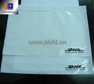 China POLY Waterproof Self Adhesive DHL Packing List Envelope 1000pcs/ctn for sale