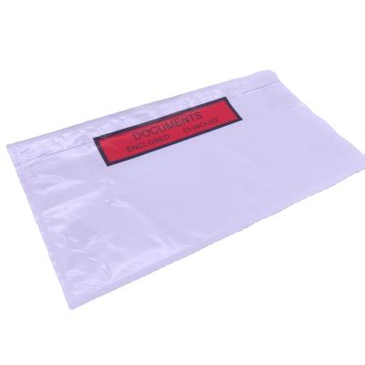 China Business& Purchasing Adhesive Transparent Envelope of the enclosed document from DL Porte Pouches for sale