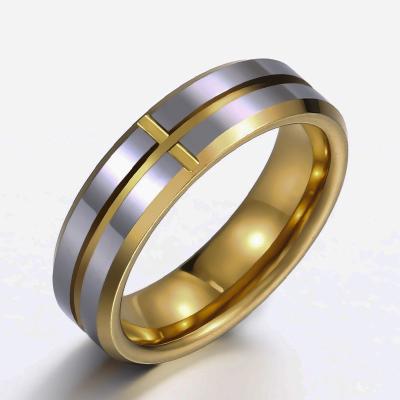 China Ss-049w Ring Fashion Smooth Tungsten Ring High Quality Classic Charm Jewelry for sale