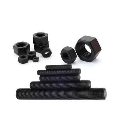 China General Industry Manufacturer High Tensile Plain Black Carbon Steel GI Grade 8.8 A193 Threaded Stud Bolt GI Grade 8.8 B7 10.9 for sale