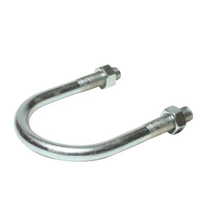 China High Strength Stainless Steel DIN3570 A2-70 A2-80 U Bolt With Washer And Nut for sale