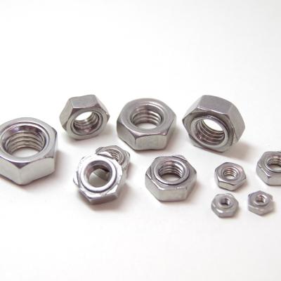 China Shanghai China Heavy Industry DIN929 White Galvanized Hex Weld Nuts for sale