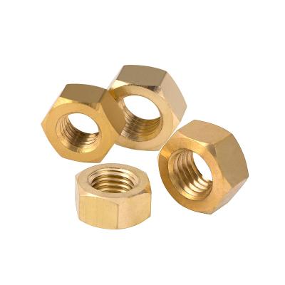 China Retail Industry Customized DIN934 Brass Copper Hex Nut for sale