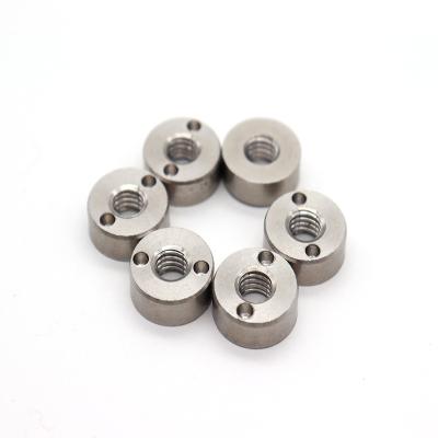 China Heavy Industry Ball Slotted Round Lock Nuts With Holes Drilled In A Round Face Nut With Hole for sale