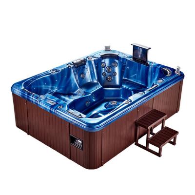 China Hot Tub Manufacturer Outdoor Spa Whirlpool Bathtub Massage Hot Tub 6 People Balboa Modern Spa Hot Tubs for sale