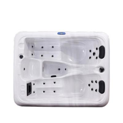 China Fashion 3 Person Free Massage Spa Adults/Kids Bath Automatic Control Acrylic Hot Tub for sale