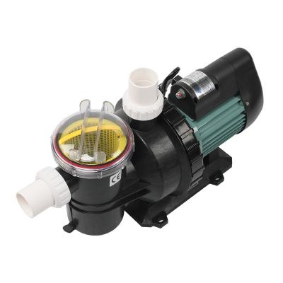 China Plastic factory direct swimming pool accessories sand filter water pump high power electric circulation pump for sale