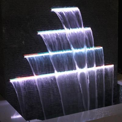 China Chinese Manufacturer Waterproof Colorful RGB LED Waterfall Feature for sale