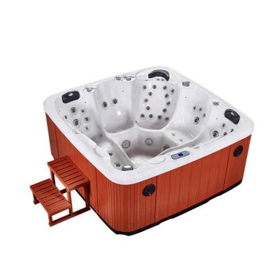 China Modern Original Outdoor Floaty Tent 120V Hydrotherapy 110 Hot Tub 6Person Outdoor for sale