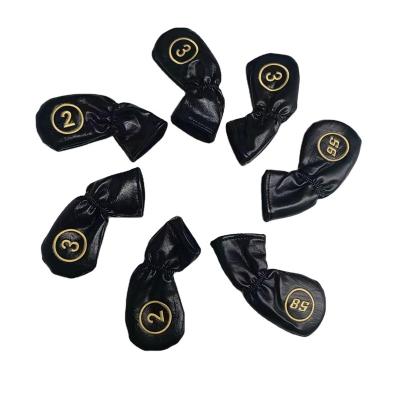 China Durable Neoprene 7PCS Golf Iron Club Head cover Digital Identification for Protecting the Club for sale