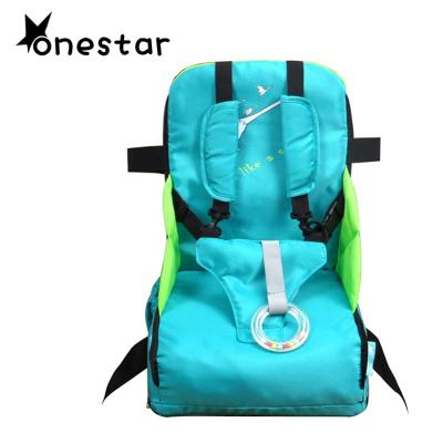 China Polyester New Design Baby Portable Folding Booster Seat for sale