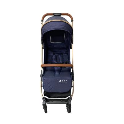 China Luxury Polyester Easy Folding Safe And Comfortable Travel System For Baby Stroller for sale