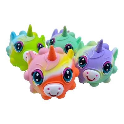 China Soft Squishy Squishy Finger Stress Reliever Soft Squishy Finger Press Slow Rising Unicorn Finger Toys Educational Funny New Anti Toy Custom Made Silicone for Kid for sale