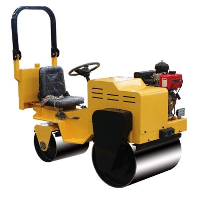 China Easy Operation Hot Selling Walk Behind Vibratory Mini Road Roller Machine Price Electric Roller Parts Vibrating Earth Road Roller Compactor for sale