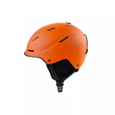 China Custom Compounds ABS shell kids outdoor vintage snow winter helmets wholesale matte black helmet casco seguridad for sale