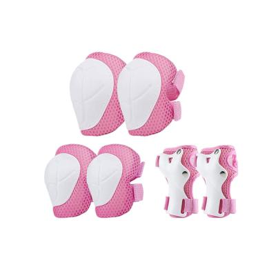 China Breathable Warm CE EN14120 Certified Skate Girl Set Boy 6 Plastic Plain Protective Elbow And Knee Pads for sale