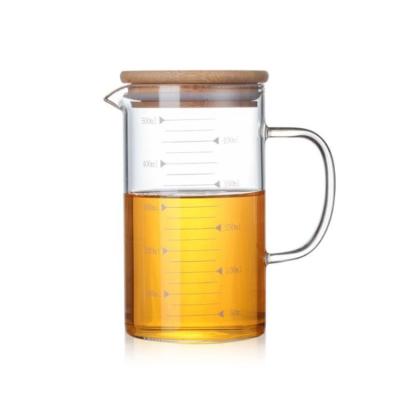 China Juice Drinking factory hot sales stocked clear cheap tumbler pyrex measuring cup transparent glass for sale