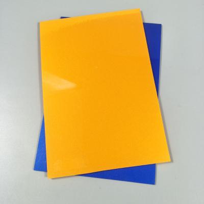 China Decoration Yageli China factory new arrival plexiglass sheet yellow solid colored cell cast acrylic pmma perspex plastic sheet for display for sale