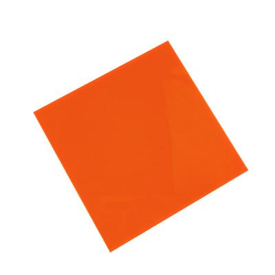 China New design China supplier display size 3mm 4mm 5mm plexiglass pmma 6mm orange color custom perspex acrylic sheet advertising for sale