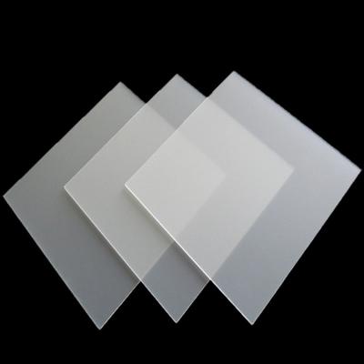 China Advertising Anti Scratch Sheet Supplier YAGELI China White Frosted Acrylic Panel Acrylic Clear Color Sheet 3 mm for sale